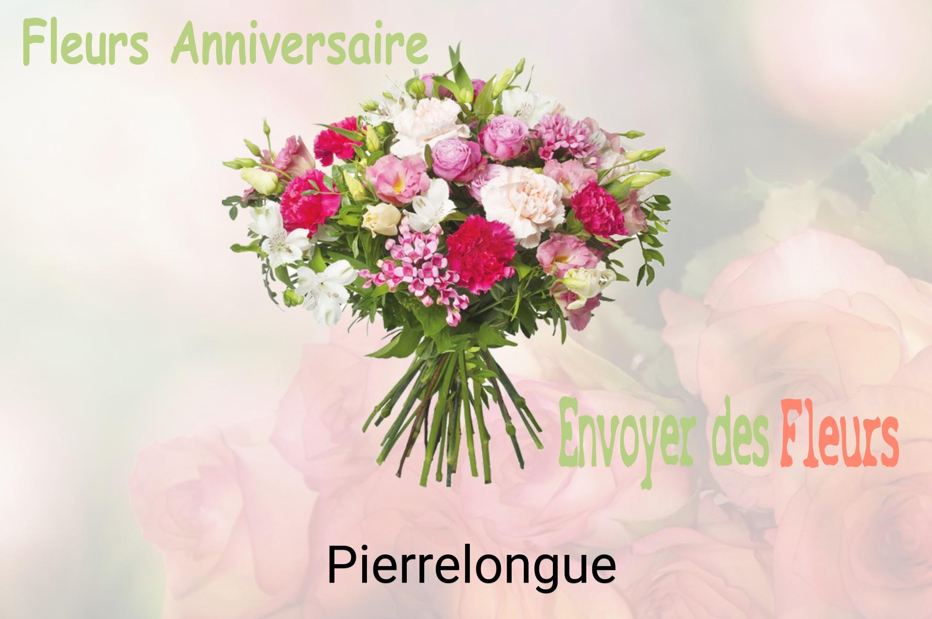 Bouquet de fleurs d’anniversaire livré à Pierrelongue