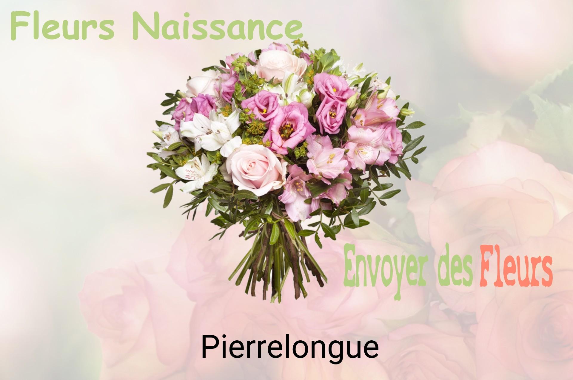 Bouquet de fleurs de naissance livré à Pierrelongue